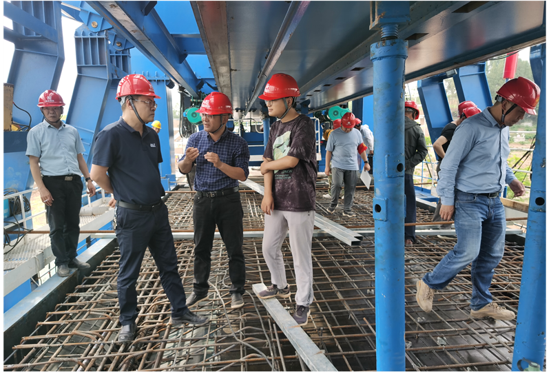 瑞洪公司领导视察指导宜昌市东风渠灌区续建配套及现代化改造一期工地